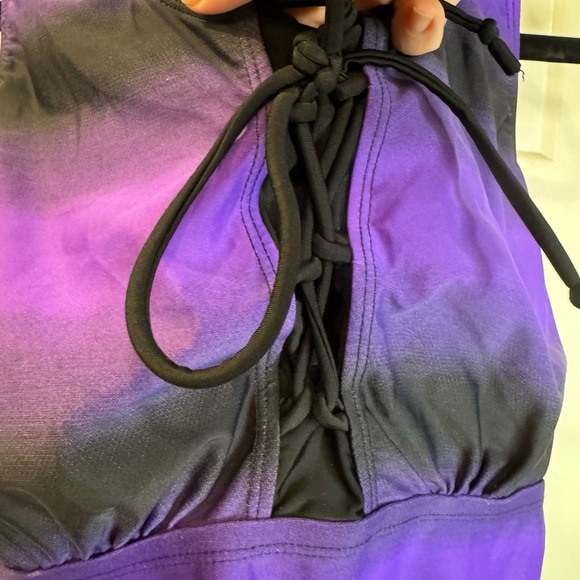 Purple Ombre Women's swimsuit top size M C1.2 - Picture 2 of 8